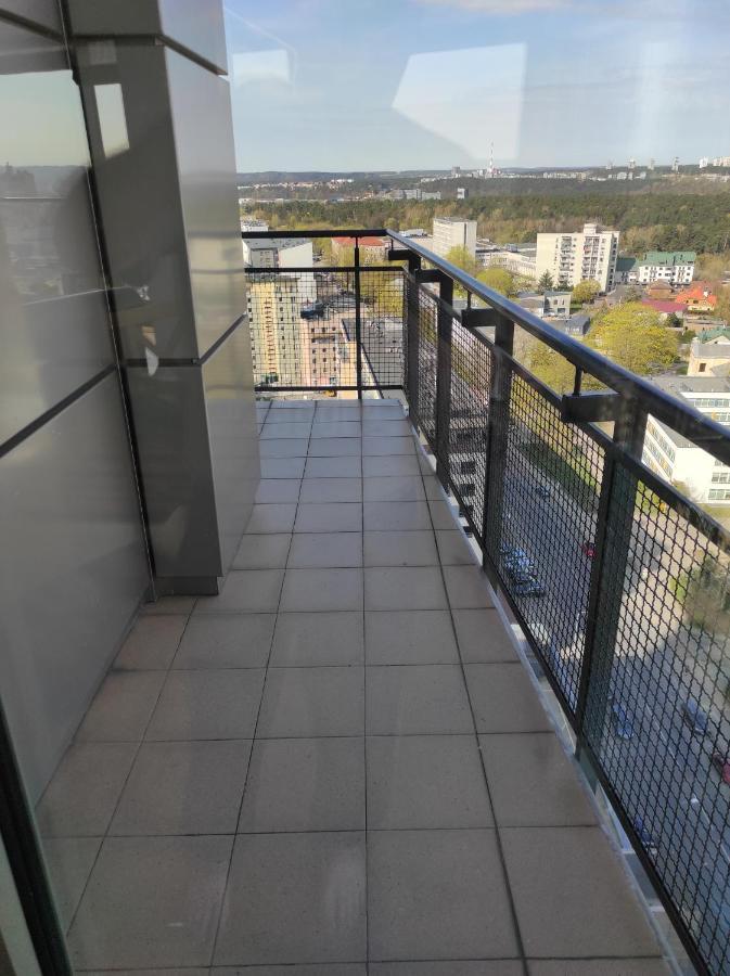 Luxury Apartment In Skyscraper Вильнюс Экстерьер фото